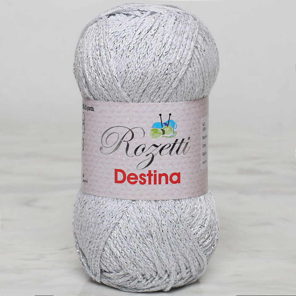 Rozetti Destina 50 gr Optik Beyaz El Örgü İpi - 45001